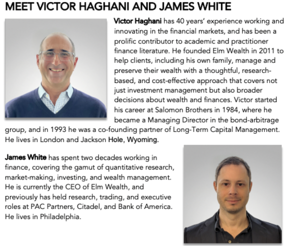 Victor Haghani and James White 