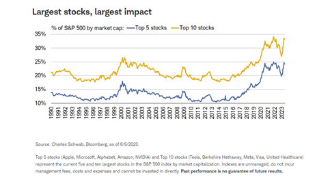 Largest stocks, largest impact