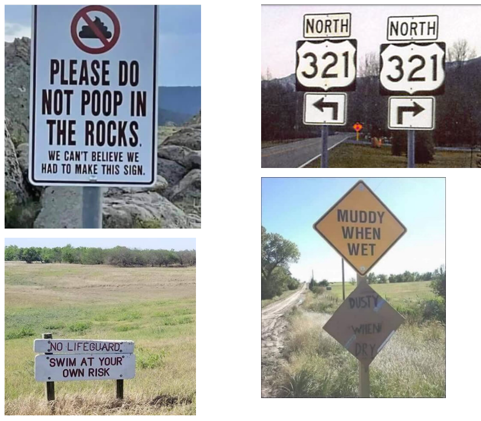 more signs
