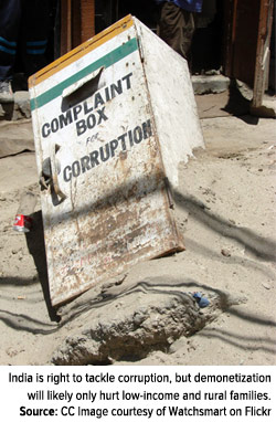 India is right to tackle corruption