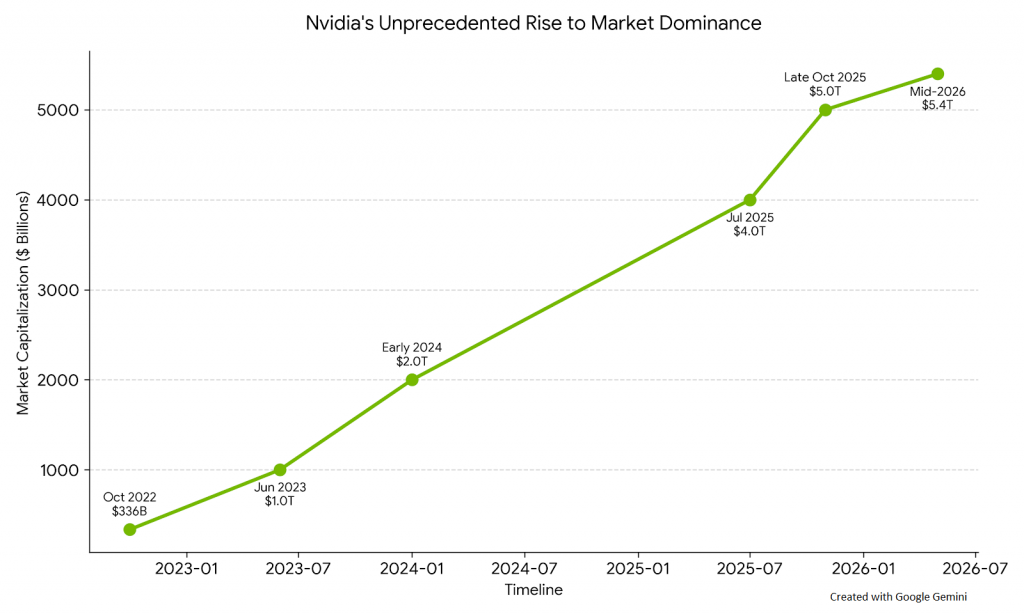 NVIDIA market cap timeline