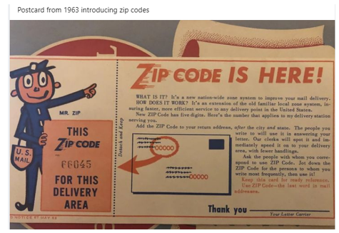 zip code