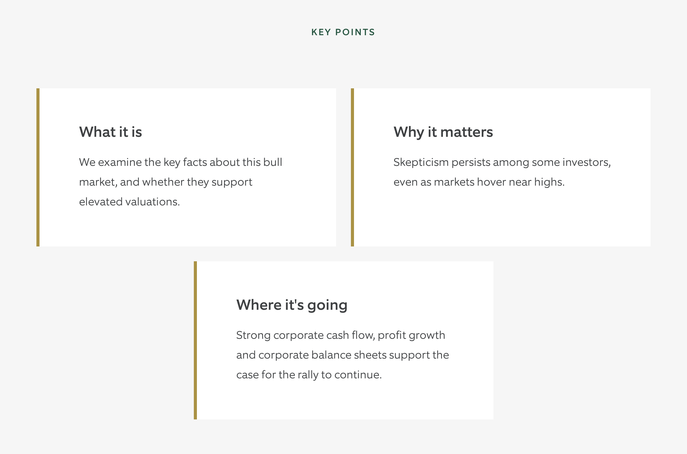 key points