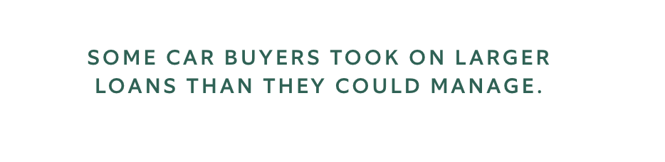 some car buyers