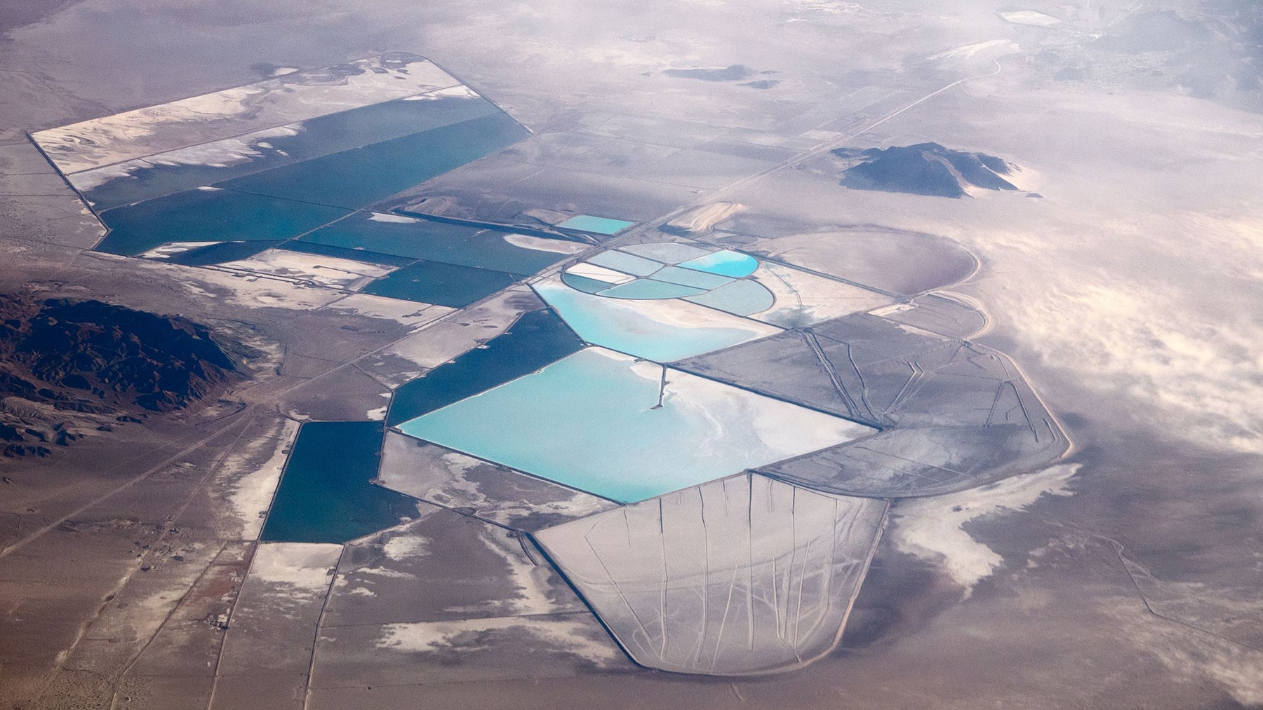 Exhibit 4: An aerial view of a lithium extraction operation in Nevada